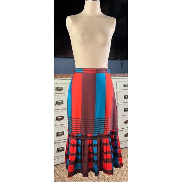 Anthropologie Eva Franco Striped Skirt 2 - Picture 8 of 10